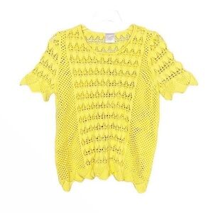 Regalia Crochet Knit Sweater